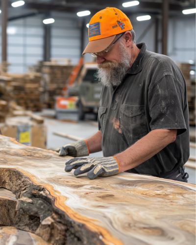 Holzsch master craftsman handcrafting custom furniture with premium wood